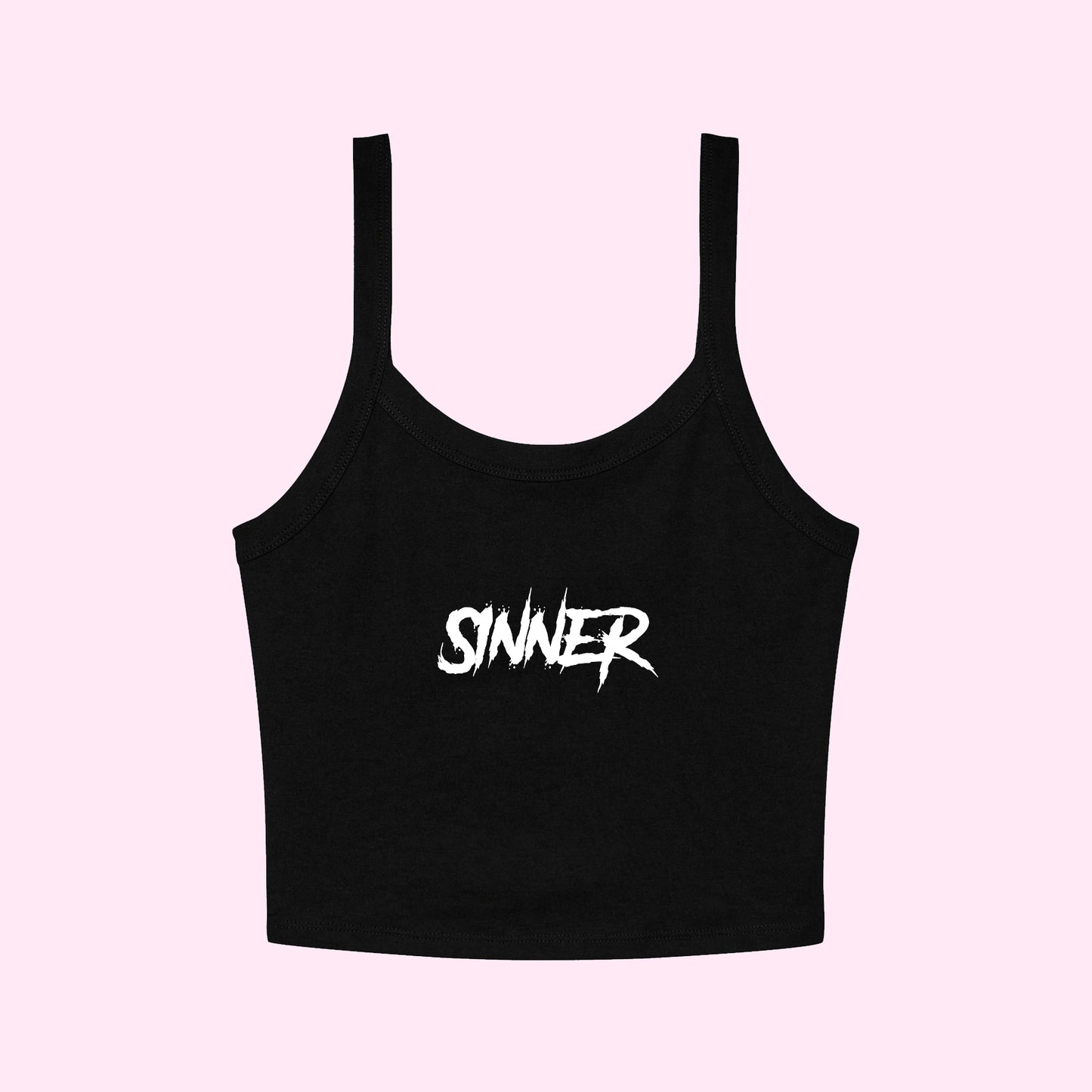 Sinner Cropped Tank Top