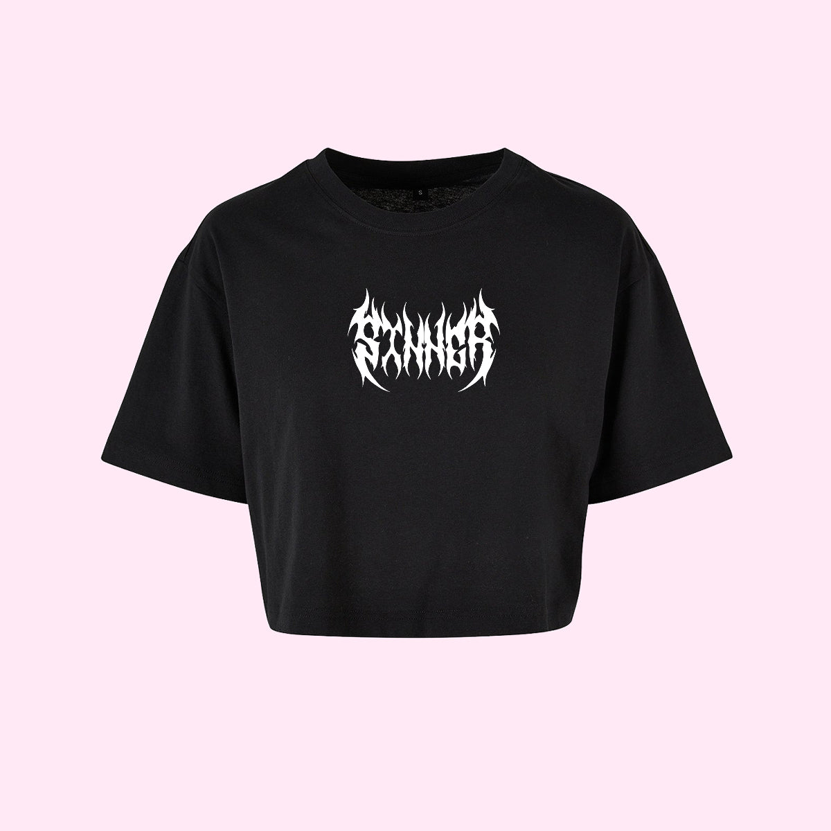 Sinner Metal Crop Top