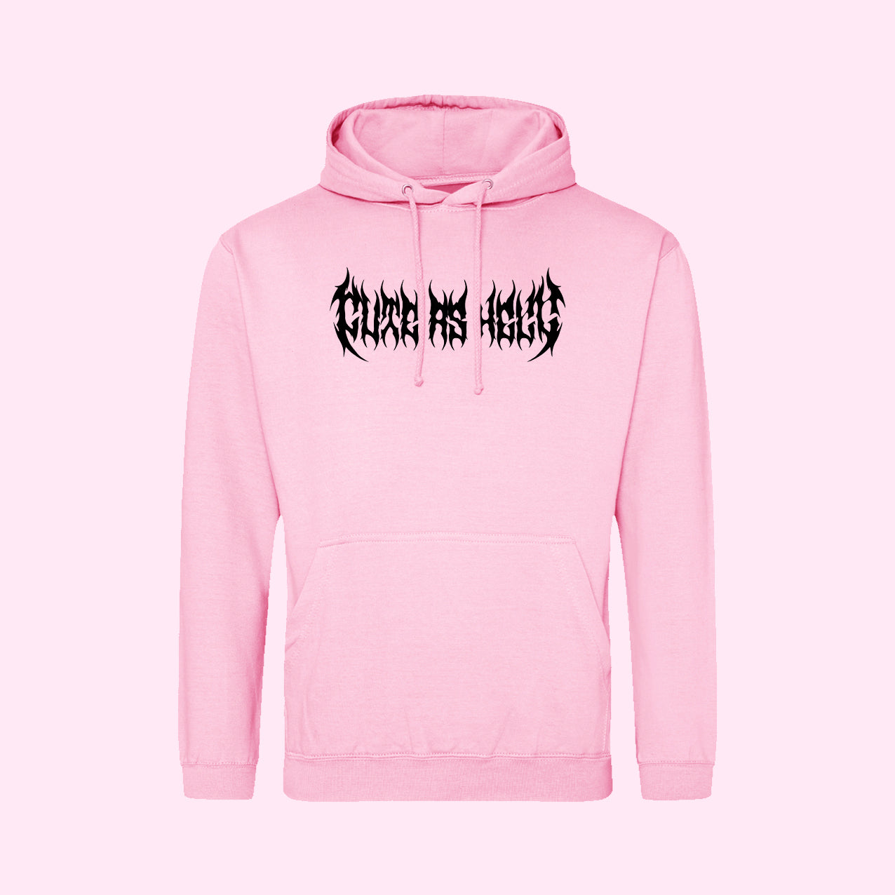 Cute As Hell Metal Hoodie
