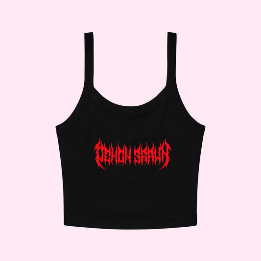 Demon Spawn Metal Cropped Tank Top