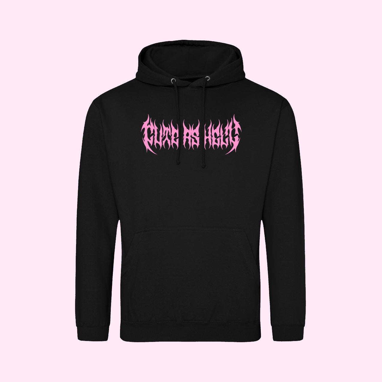 Cute As Hell Metal Hoodie