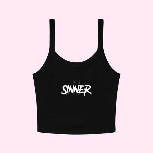 Sinner Cropped Tank Top