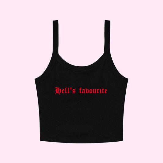 Hell's Favourite Cropped Tank Top