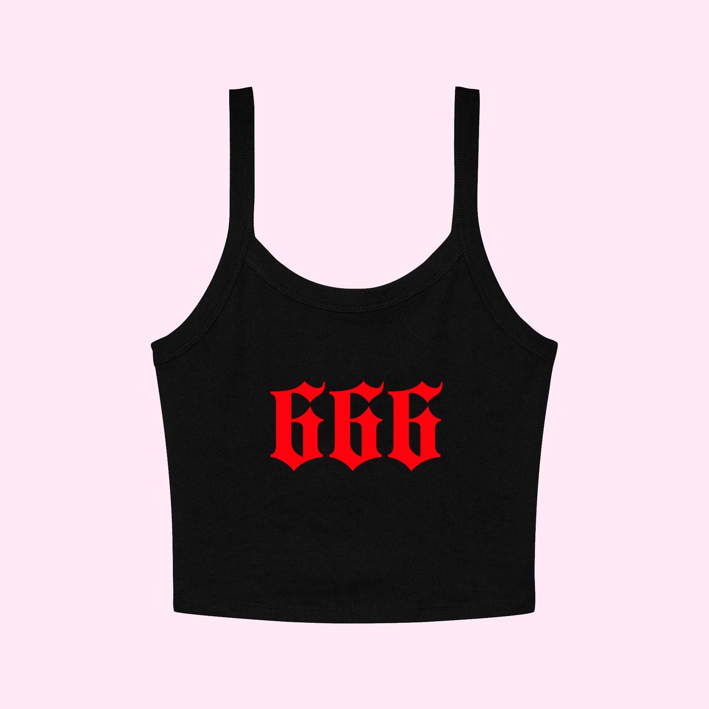 666 Cropped Tank Top