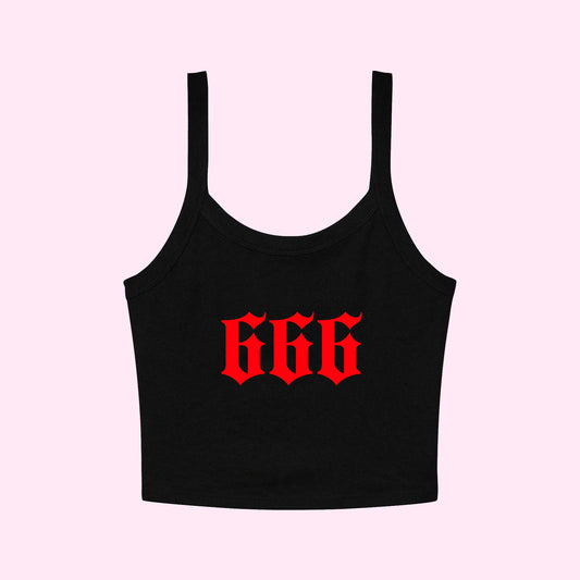 666 Cropped Tank Top