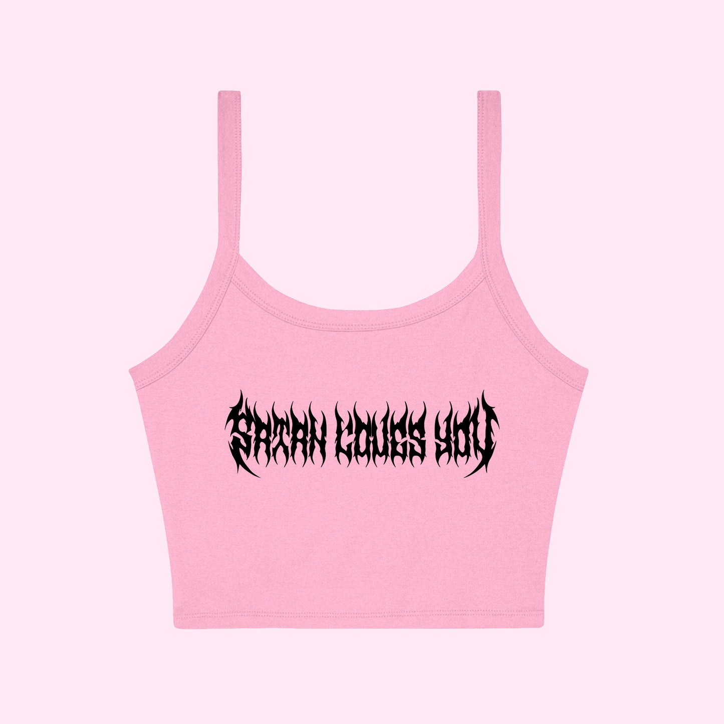 Satan Loves You Metal Tank Top