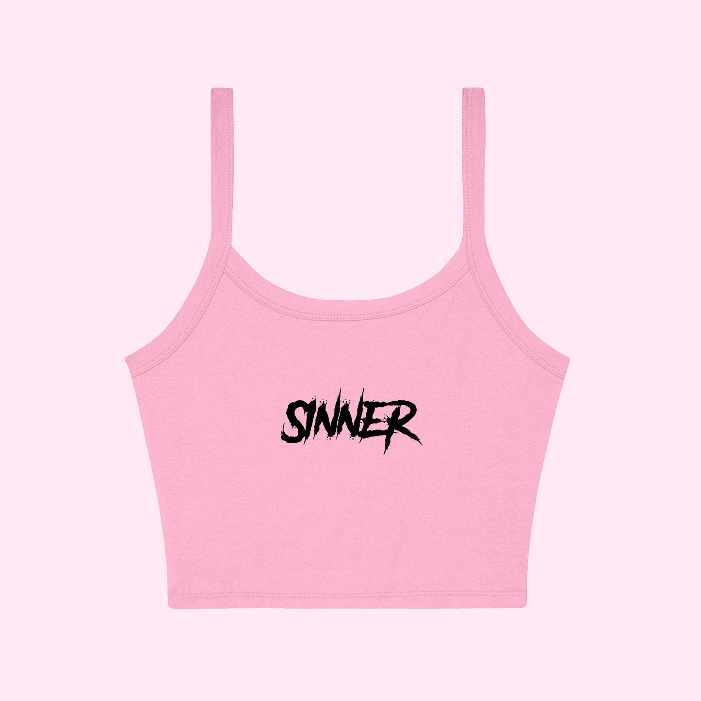 Sinner Cropped Tank Top