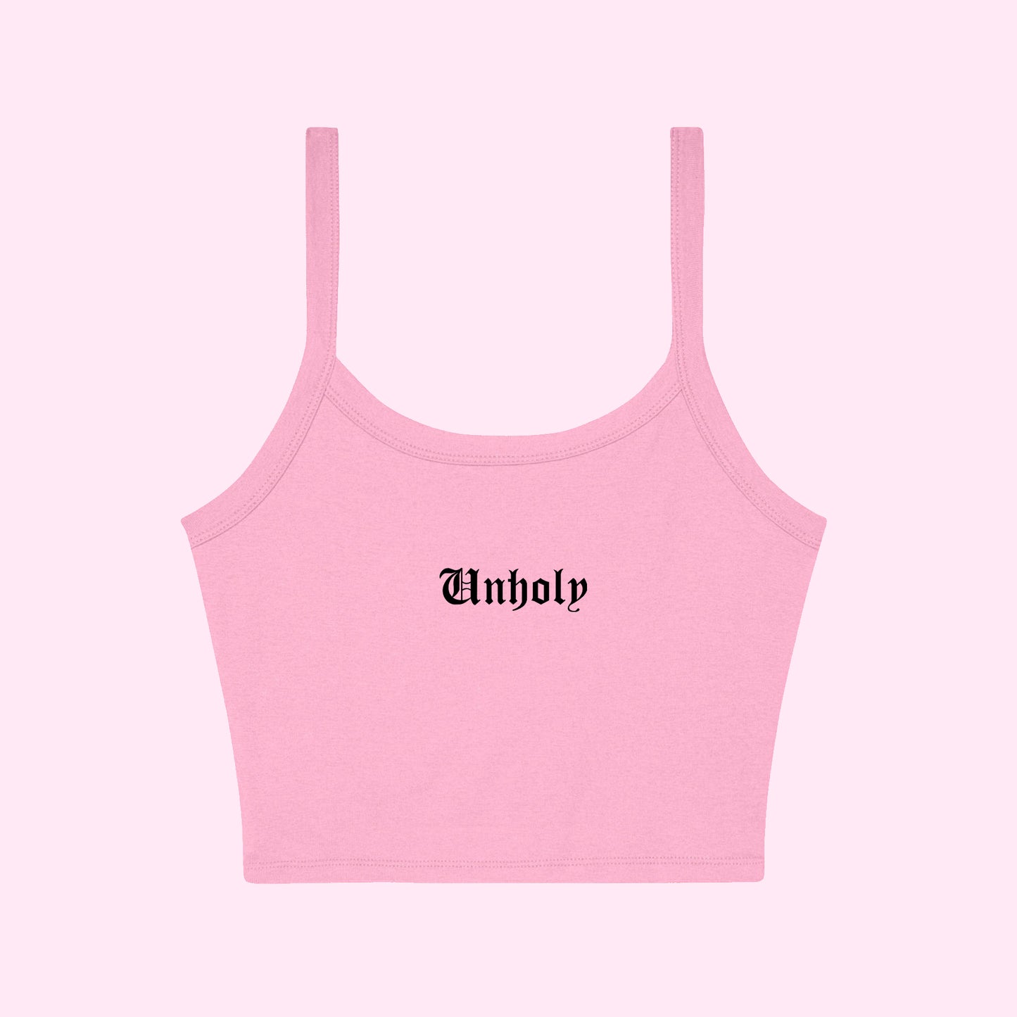 Unholy Cropped Tank Top