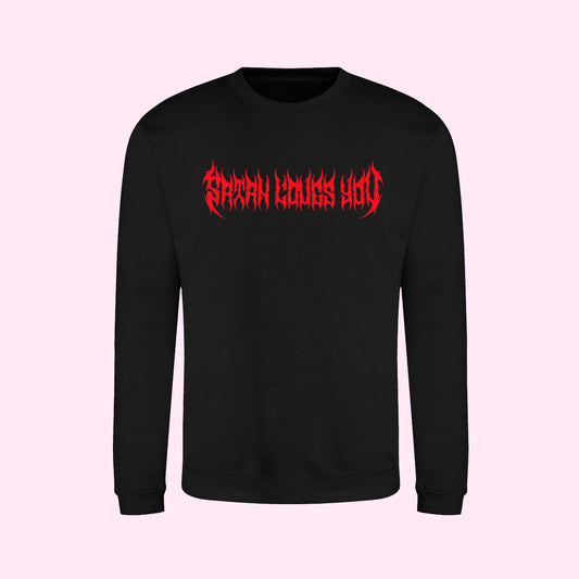 Satan Loves You Metal Sweatshirt